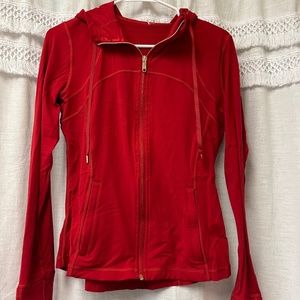 Red Lululemon Define Jacket